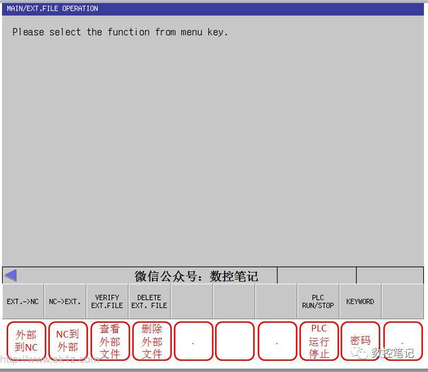 三菱M70系统PLC界面各按键翻译