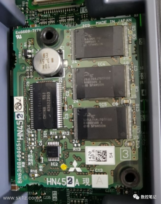 三菱M70系统 显示器/IO板维修