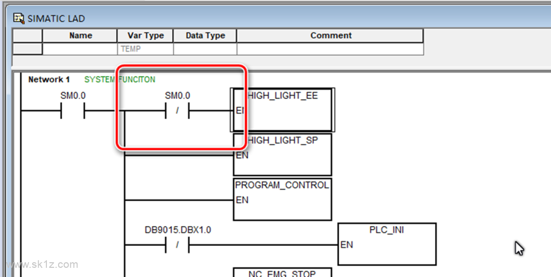 828D PLC程序比较及检查办法