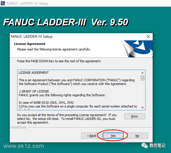 FANUC LADDER-Ⅲ V9.5 软件下载及安装步骤