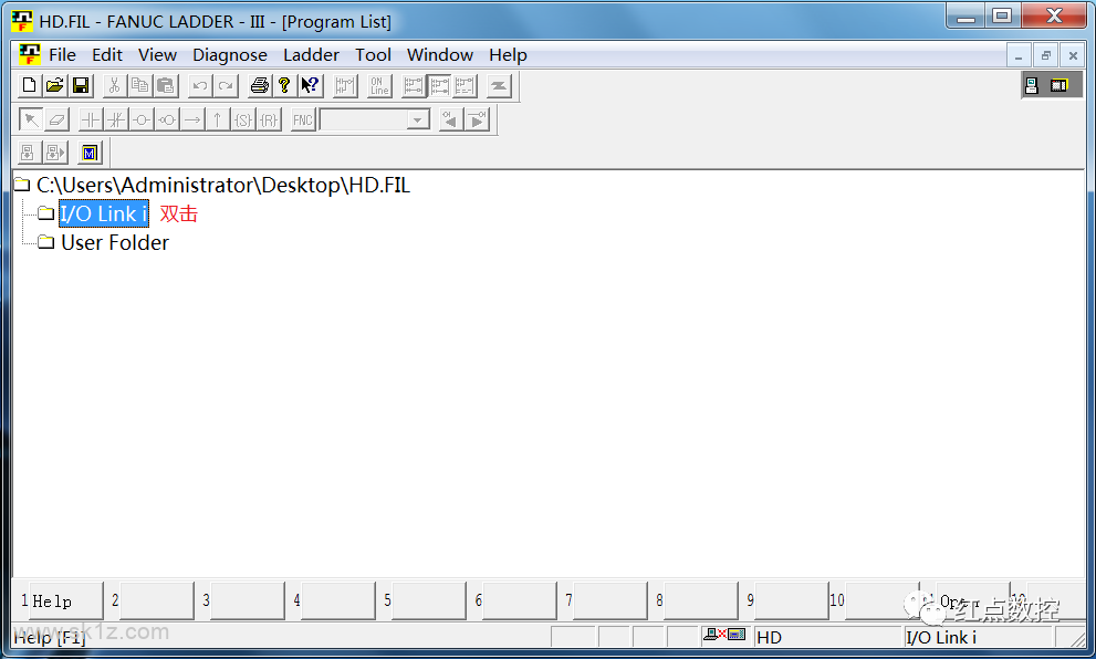 FANUC 如何使用LADDER III软件建立IO LINK i文件