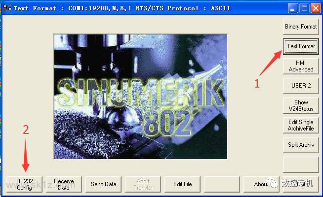 SINUMERIK 808D RS232串口的使用