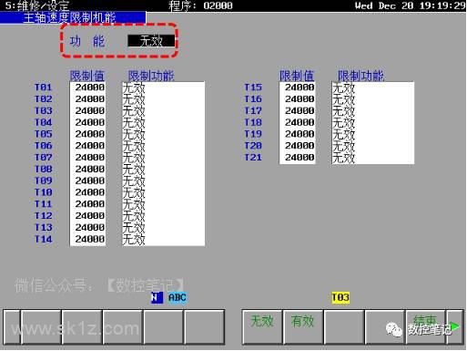 FANUC 31i主轴速度限制功能介绍