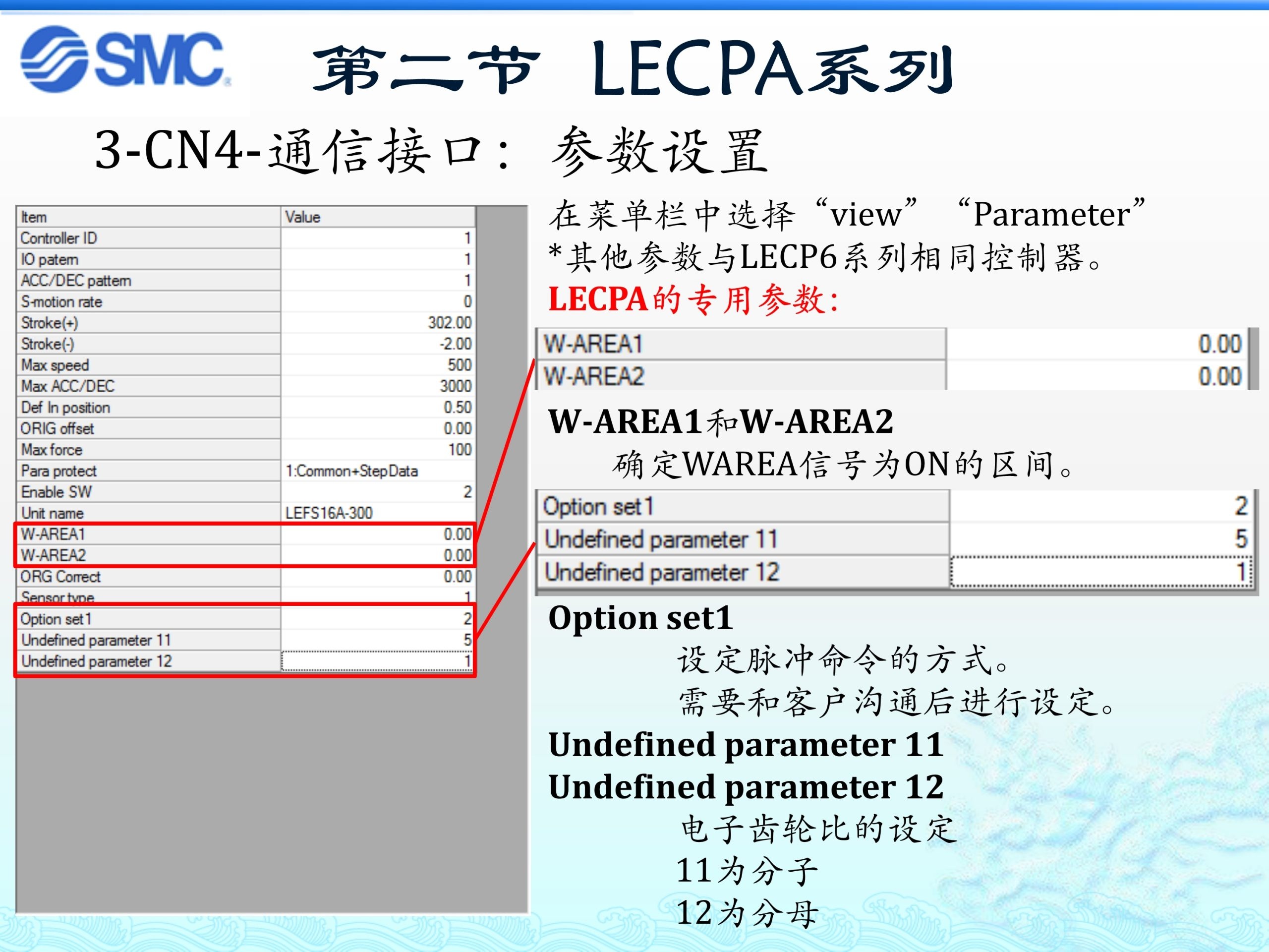 SMC LECPA系列 电缸控制器介绍（中文）