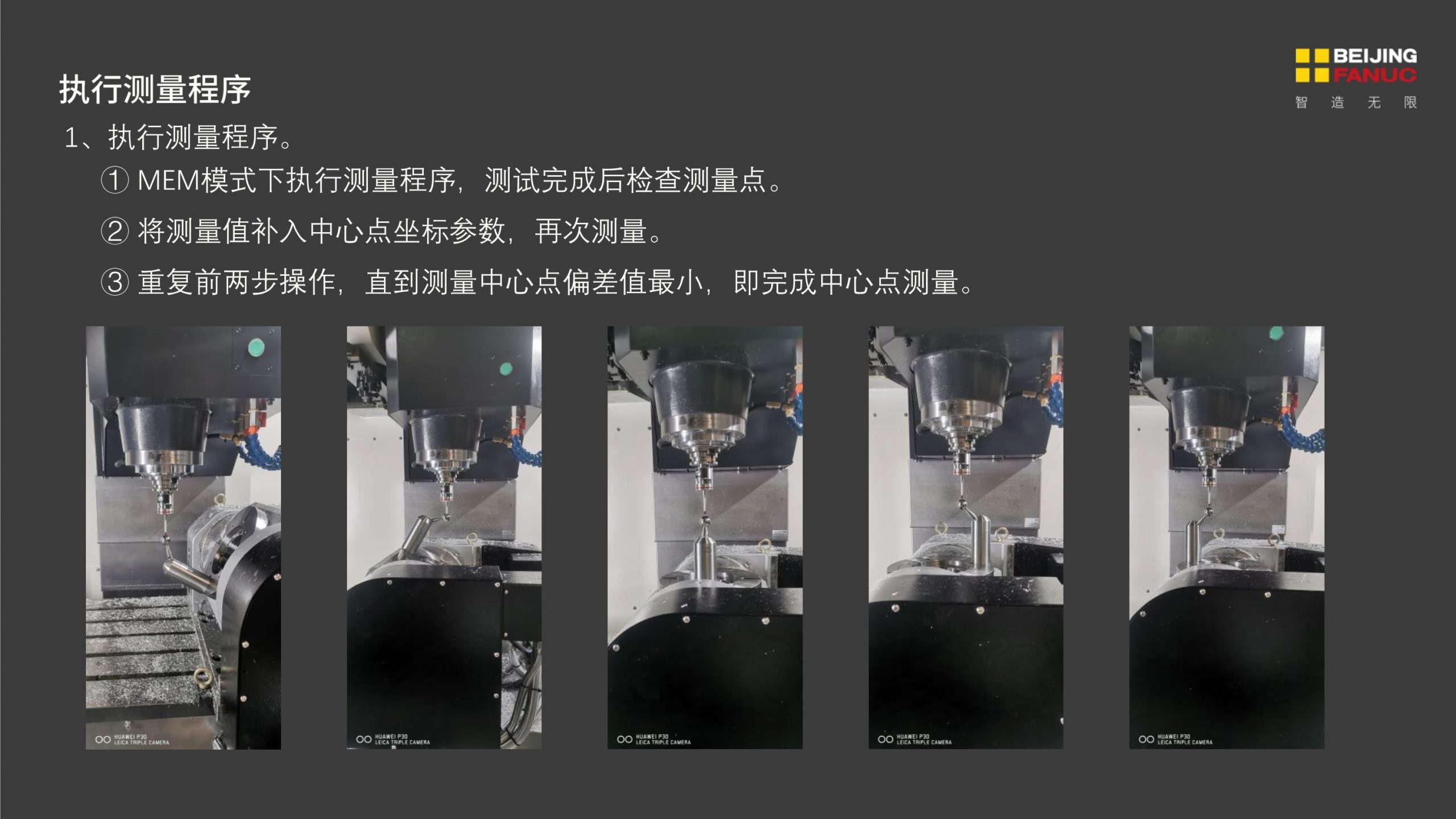 FANUC基于Manual Guide i的五轴中心点测量