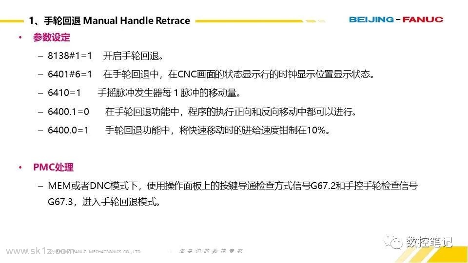 FANUC 0i-F PLUS 标配功能说明
