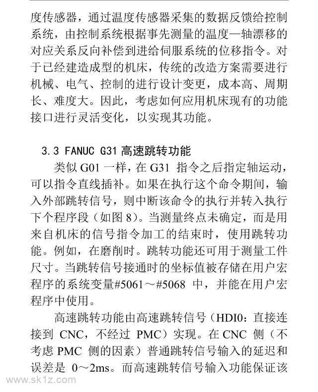 FANUC | G31 高速跳转功能的应用