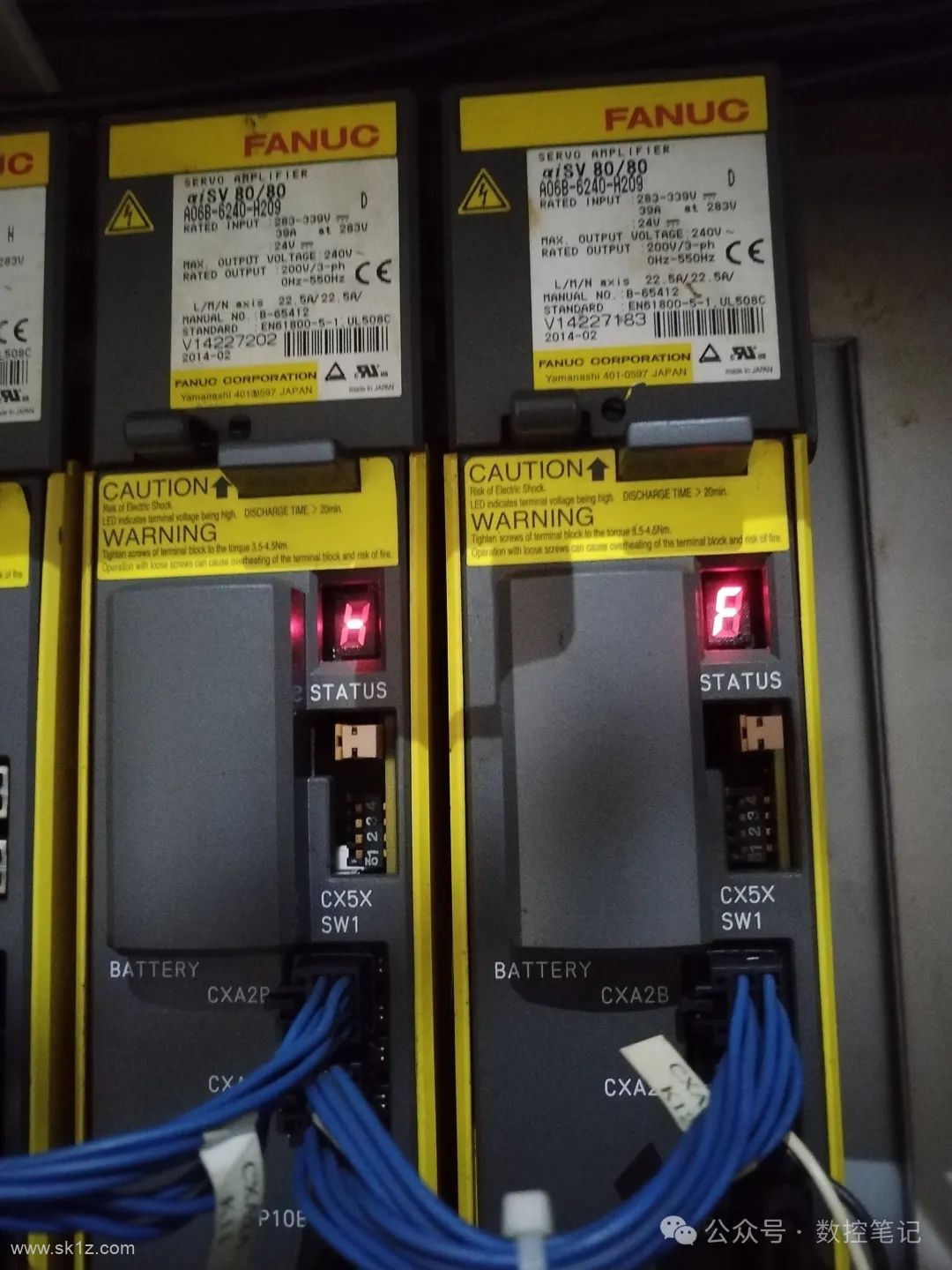 FANUC | 各散热风扇报警信息汇总