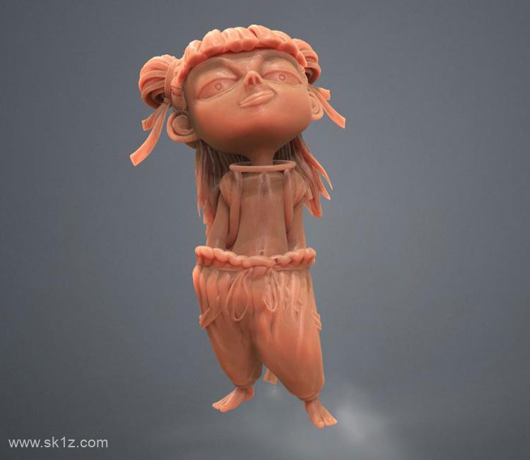 【图档】分享一个魔童哪吒(黑眼圈版)3D打印模型图档