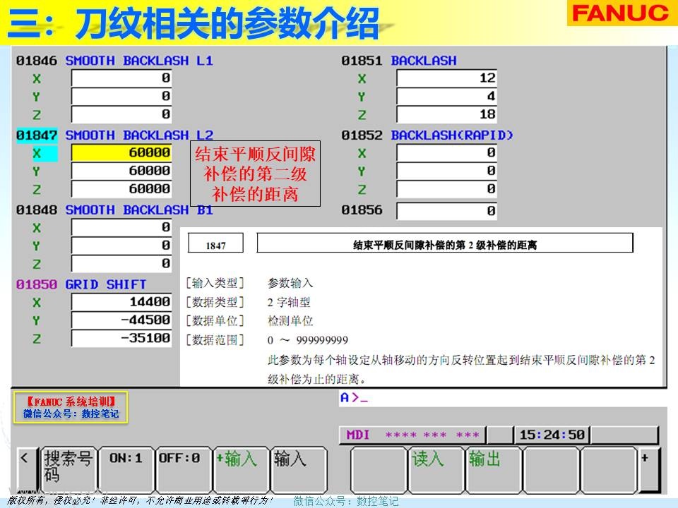 FANUC | 刀纹剖析及解决案例