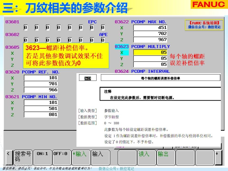 FANUC | 刀纹剖析及解决案例