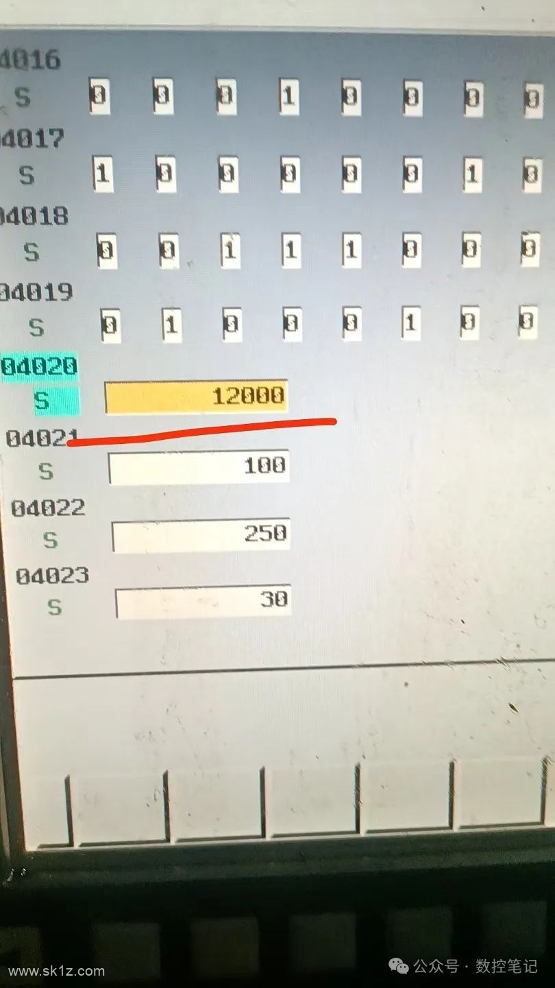 FANUC 31i小黄机主轴转速与实际不符案例