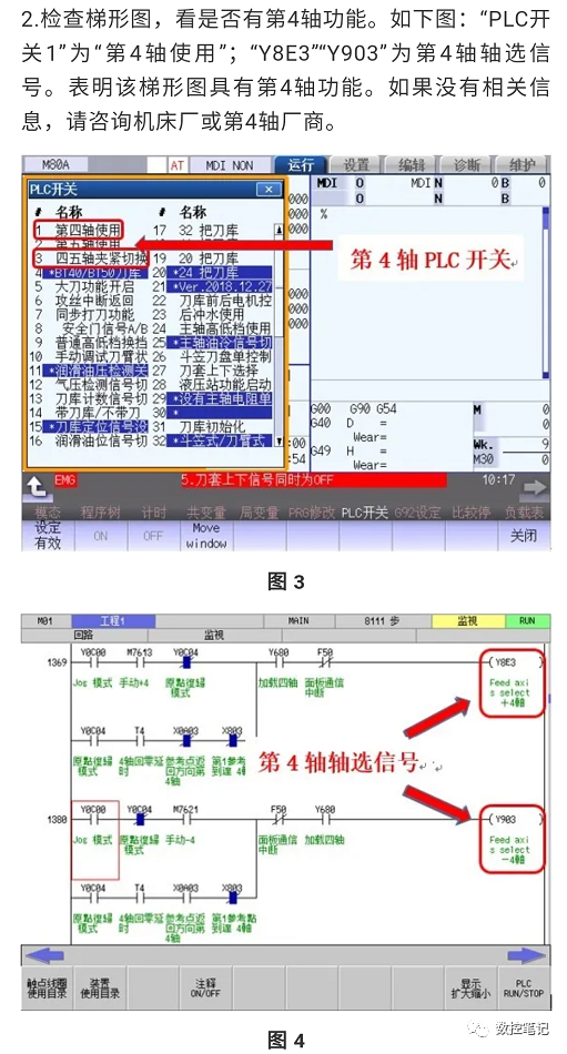 三菱 | 数控系统CNC加装第4轴流程