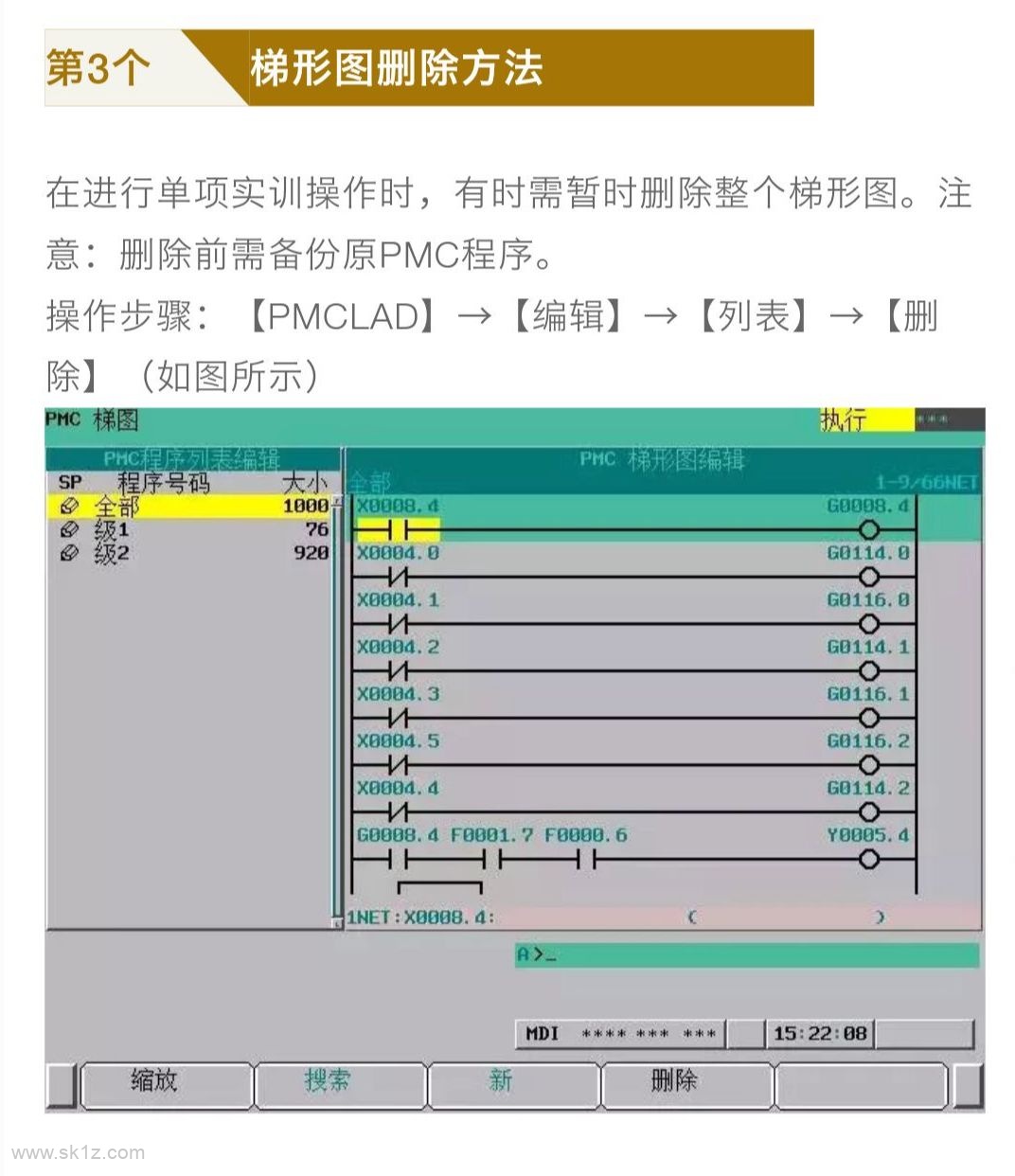 FANUC PMC编程调试操作图解