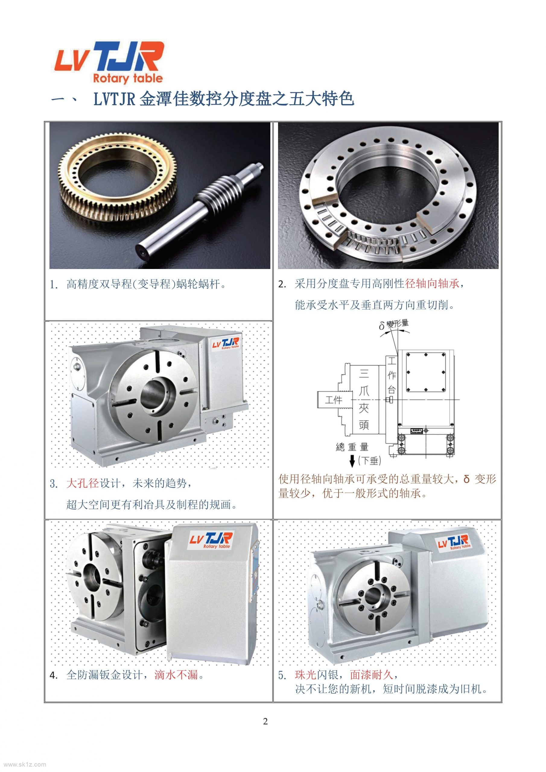 金潭佳四轴AR系列170+210+250手册.pdf