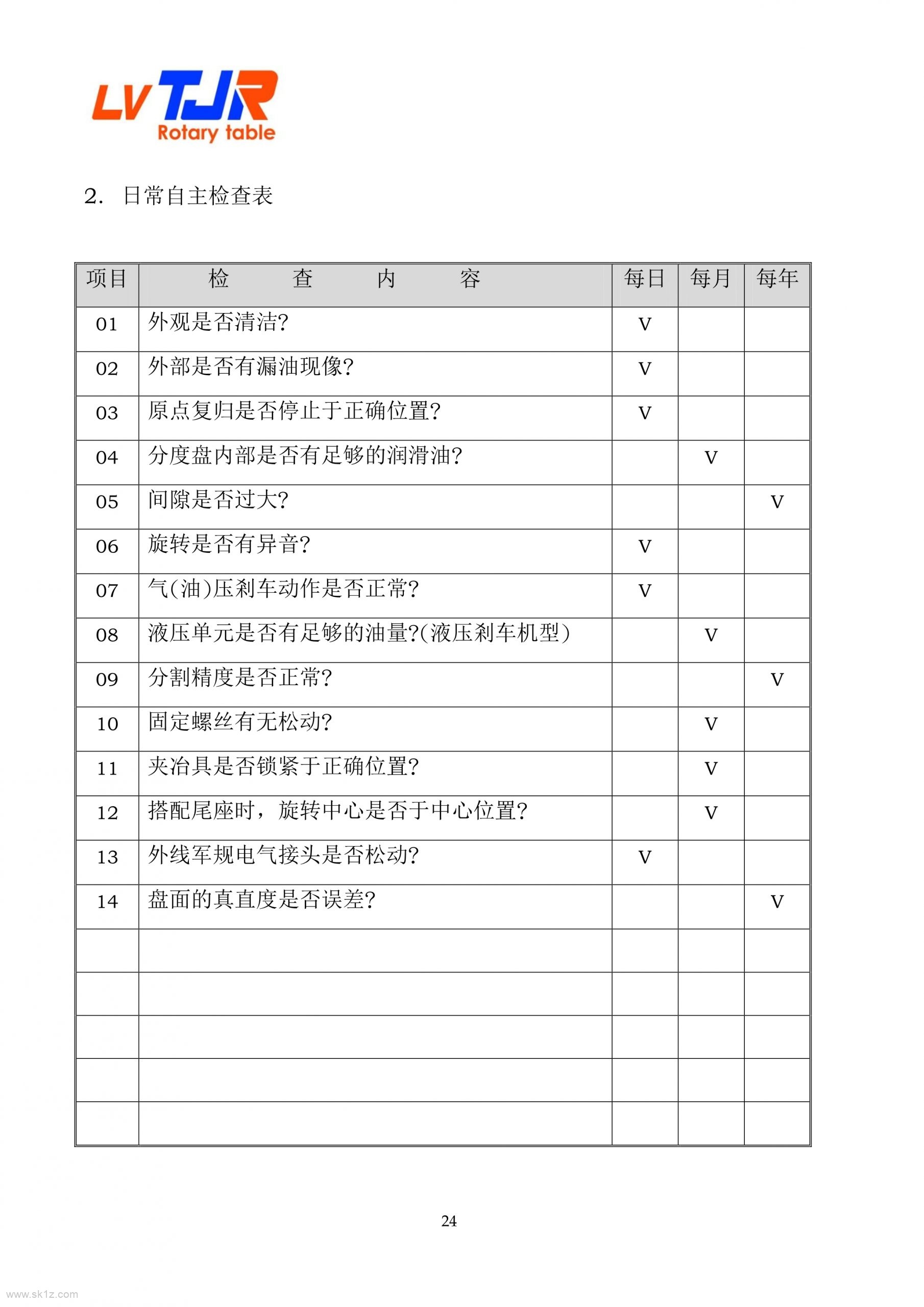 金潭佳四轴AR系列170+210+250手册.pdf