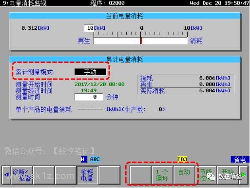 FANUC小黄机节能设定及电量消耗介绍