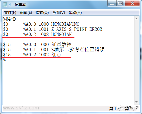 FANUC 为什么添加的PMC报警不显示报警内容