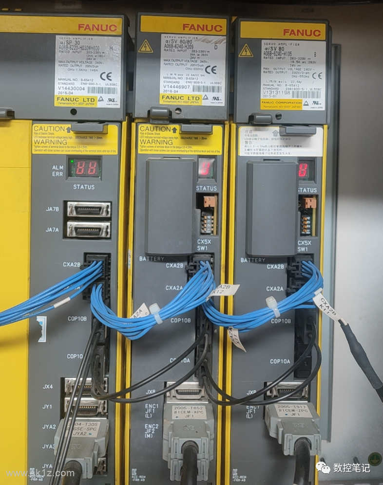 FANUC PW0012 PW0013 SV1067 SV1068 SV0484 SV0496 SP1978 报警案例